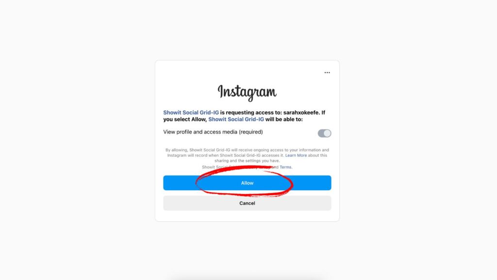 How to add IG to website